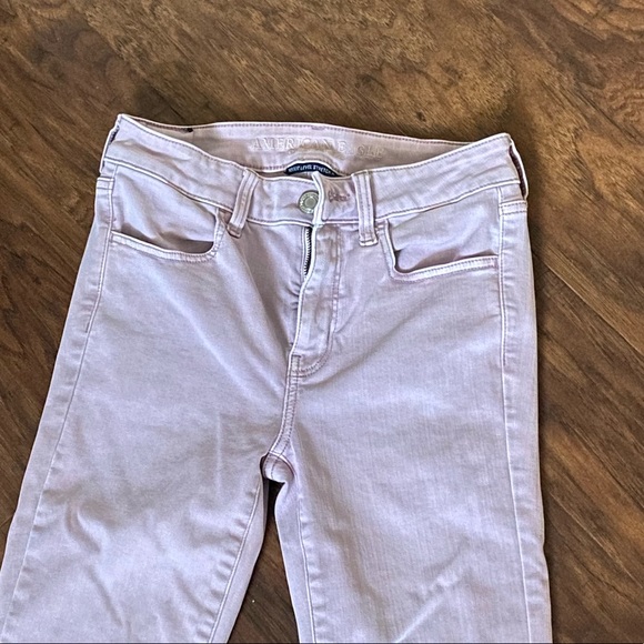 American Eagle Pink High Rise Jegging. - Picture 2 of 5